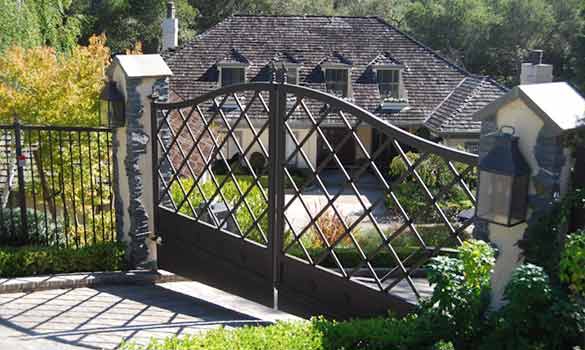 Iron Gates Fencing Aside Image