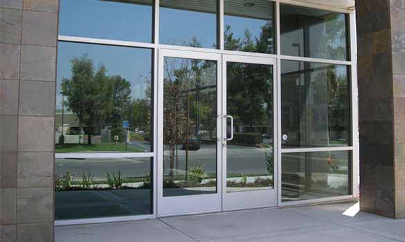 Glass & Aluminum Storefront Doors